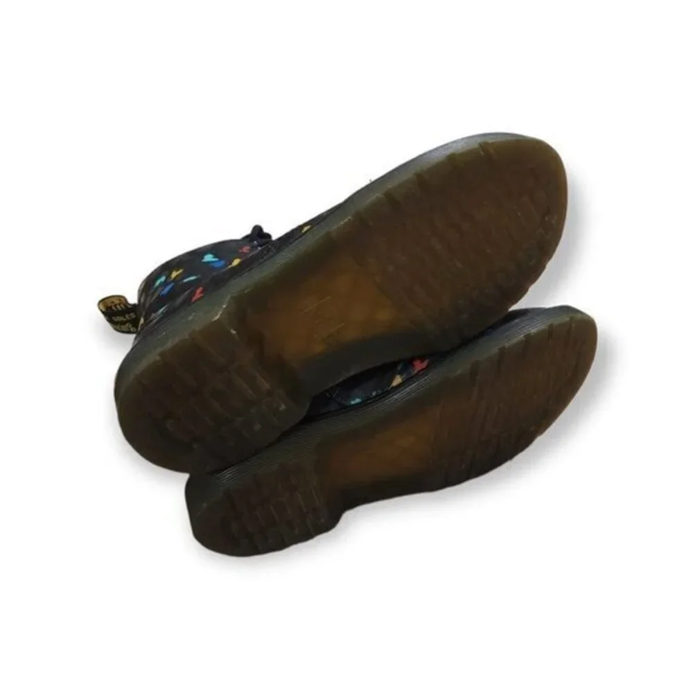 Doc Dr Martens Wild Heart Pascal Side Zip Combat Boots‎ Girls 3 US